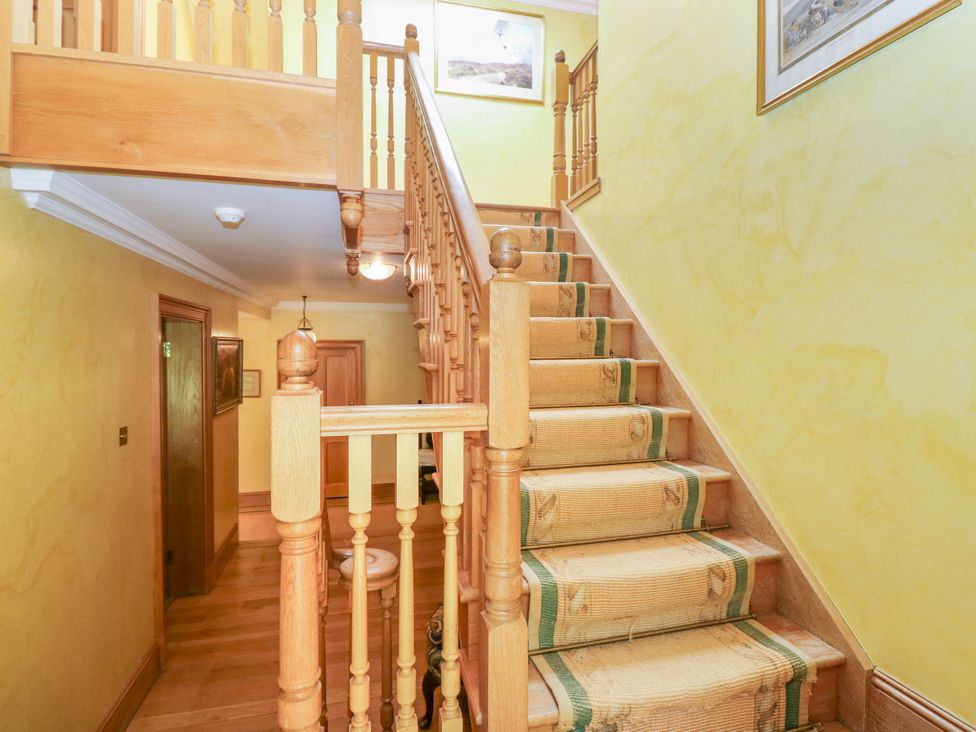 A staircase leading to an upper floor in Claybockie near Braemar