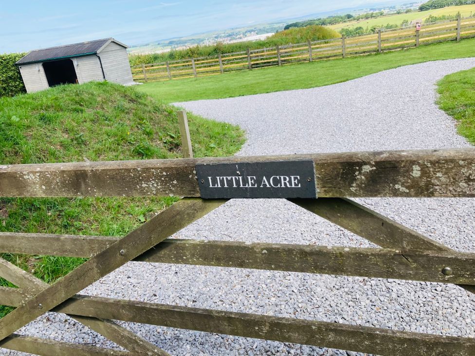 A gate with the name Little Acre at Little Acre in Oxenhope