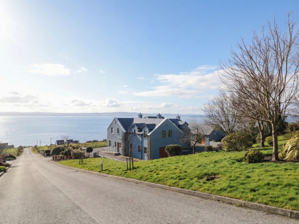 A house on a hill with a view of the sea at Ard Na Mara in Drung near Quigley's Point, County Donegal