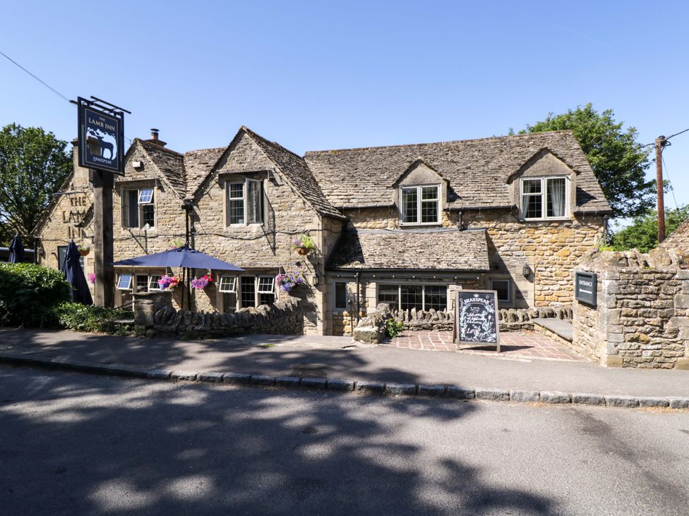 An exterior view of The Lamb Inn in Bourton-On-The-Water