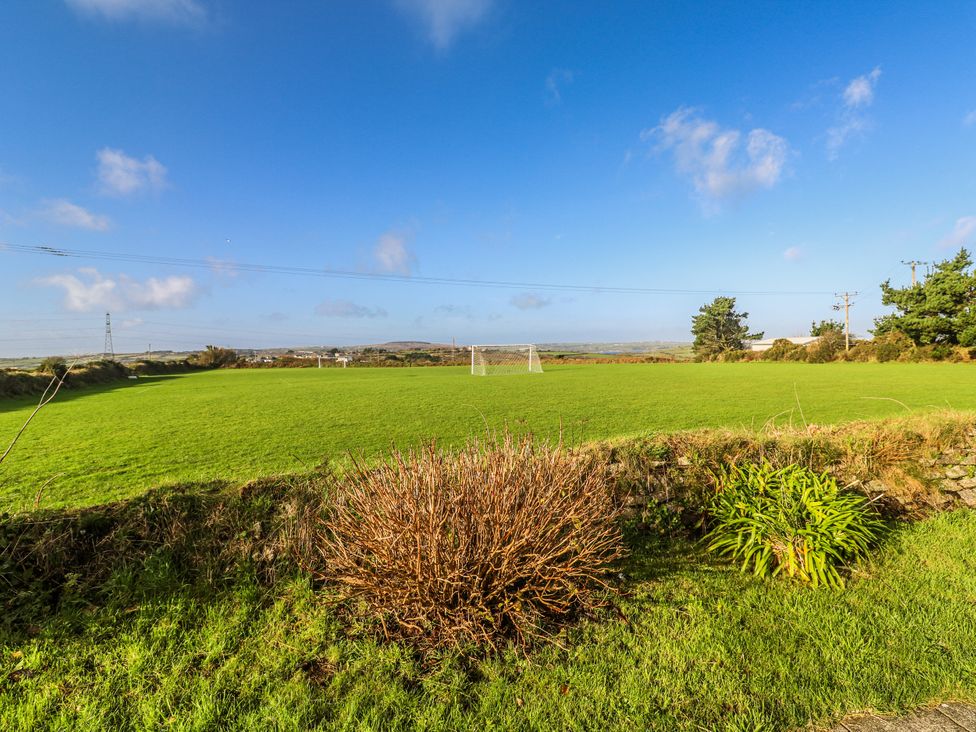 A field with soccer goals near Tataramoa near Falmouth