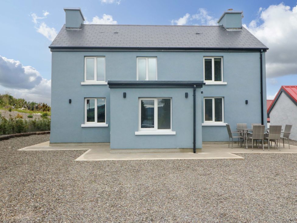 A house with windows and patio furniture at Valley View House in Kealkill, County Cork
