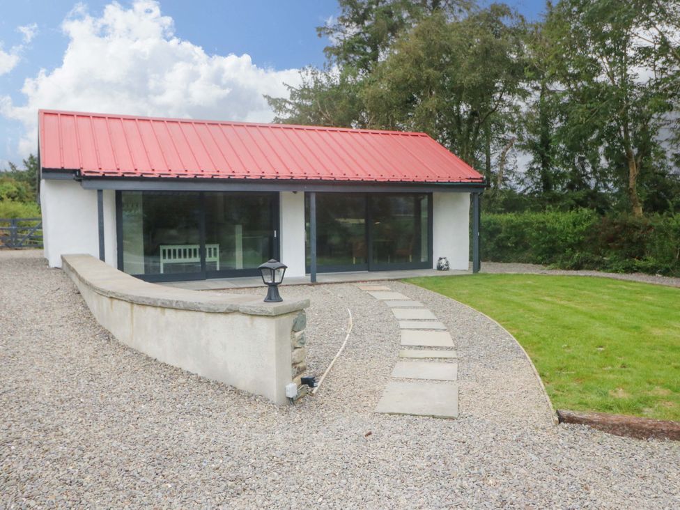 A house with a red roof and large windows at The Stall near Kealkill, County Cork
