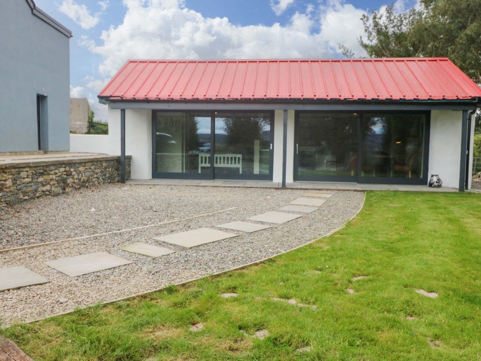 A house with a red roof and large windows at The Stall near Kealkill, County Cork