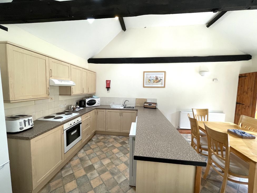 A kitchen with cabinets and countertop at Beechwood in Wood Norton near Foulsham