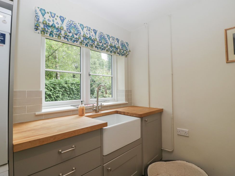A kitchen with a sink and countertop at St. Marys House, Church Westcote near Bledington