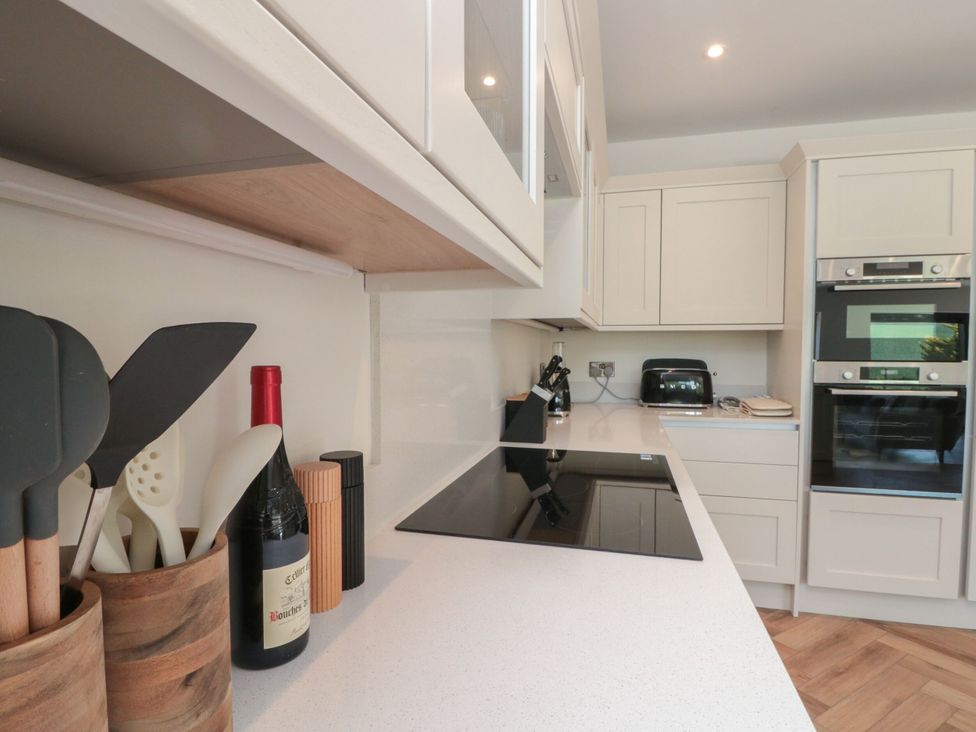 A kitchen with utensils and appliances at 12 Gap Road in Filey