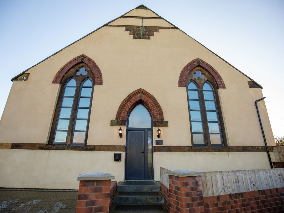 A front view of a building with large windows at Moorsholm View in Saltburn-by-the-Sea