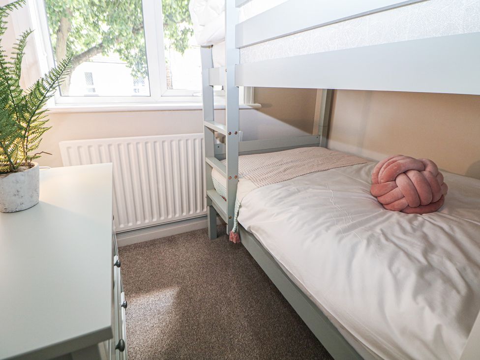 A bunk bed with a plant and dresser at 37 Berry Hill Lane in Mansfield