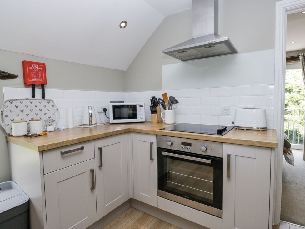 A kitchen with appliances and utensils at Treacle in Carnforth