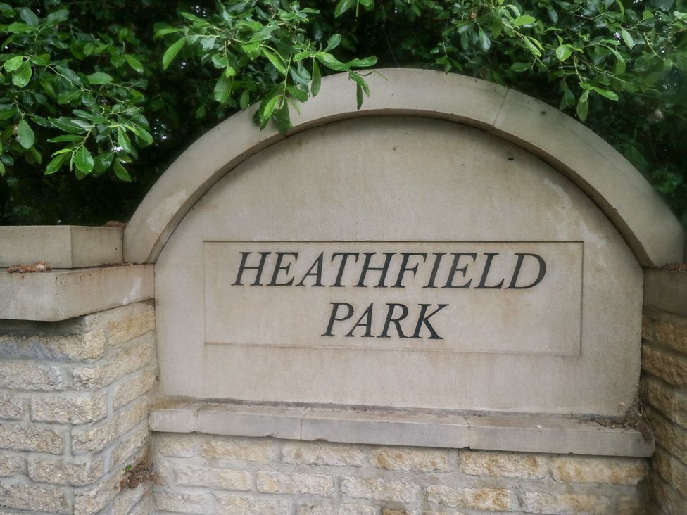 A sign for Heathfield Park