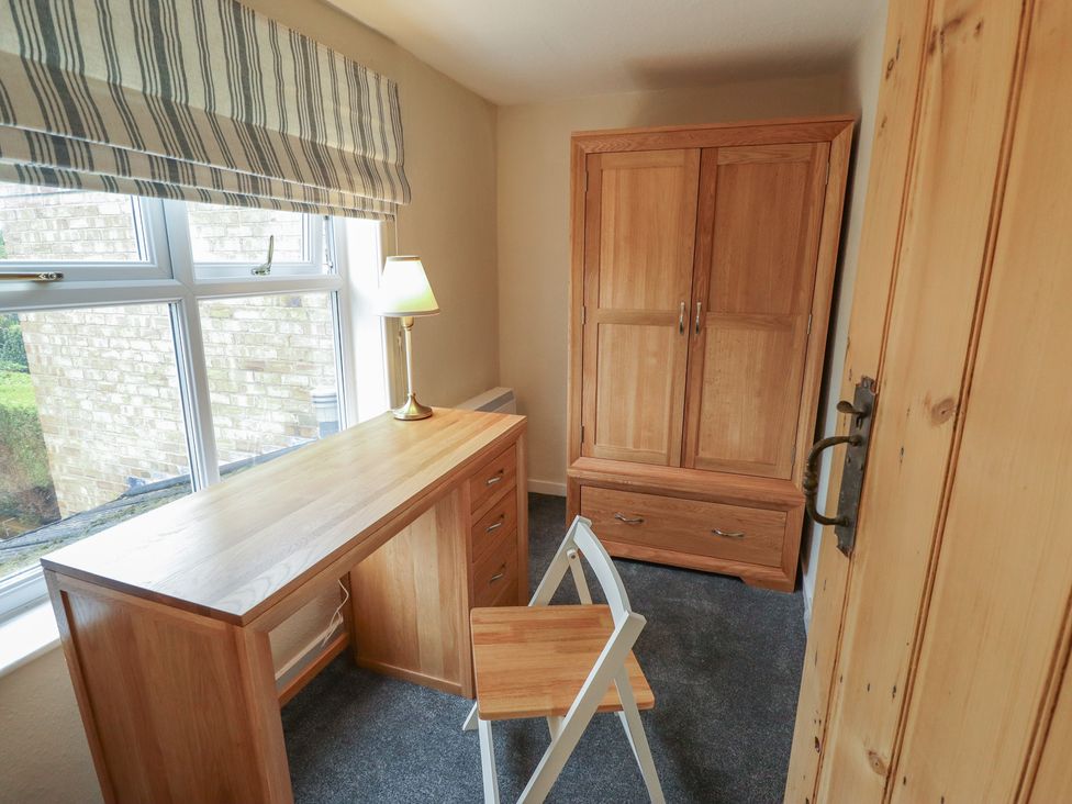 An office with a desk and a chair at Conisholme, North Thoresby