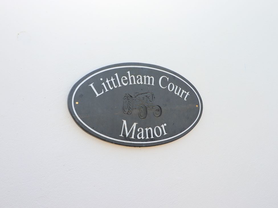 A sign for Littleham Court Manor Littleham near Bideford