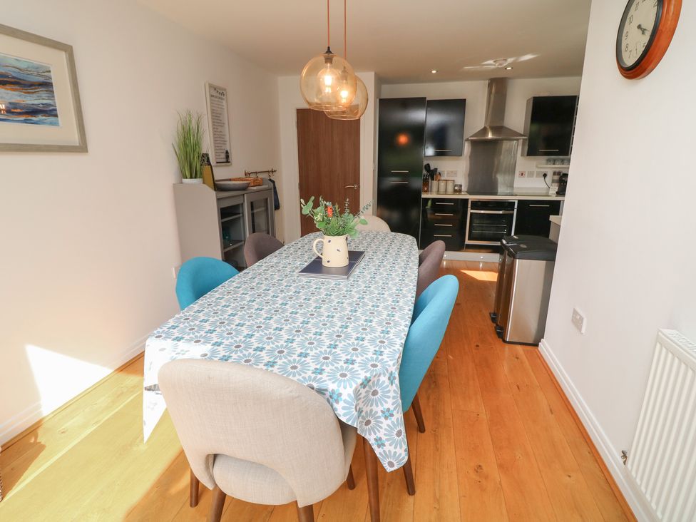 A dining room with a table and chairs at No 39 Ashbourne