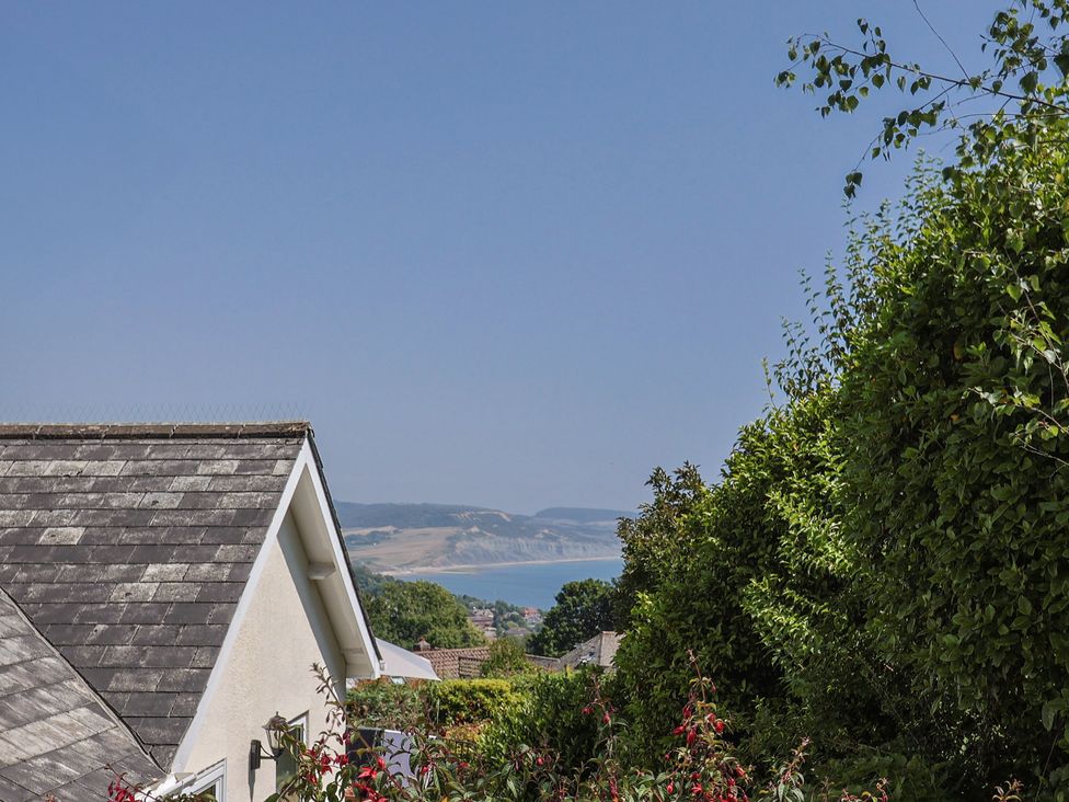 A view of the sea from a house at Hawksdown Lyme Regis