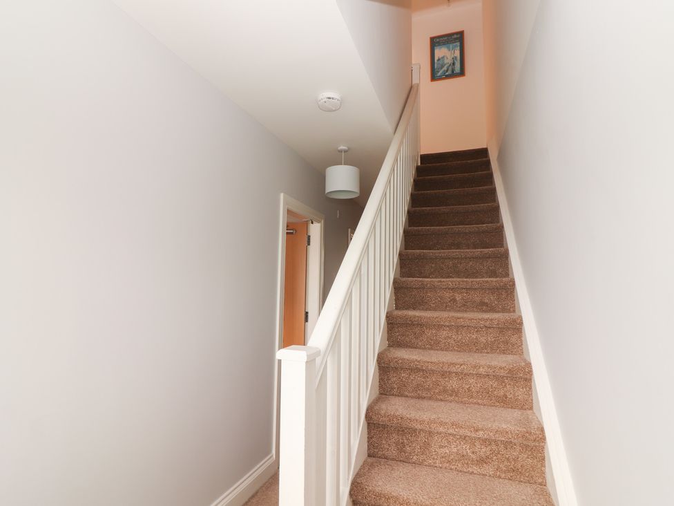 A staircase in a hallway at 1 Windermere Kinvarra