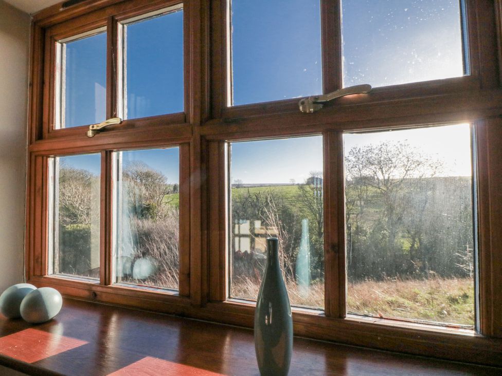 A window with a view of the outside scenery at Pasture View in Sneatonthorpe near Whitby