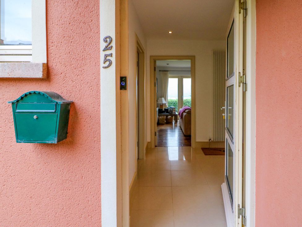An entrance with a mailbox and hallway view at 25 Ring of Kerry Holiday Cottages Kenmare