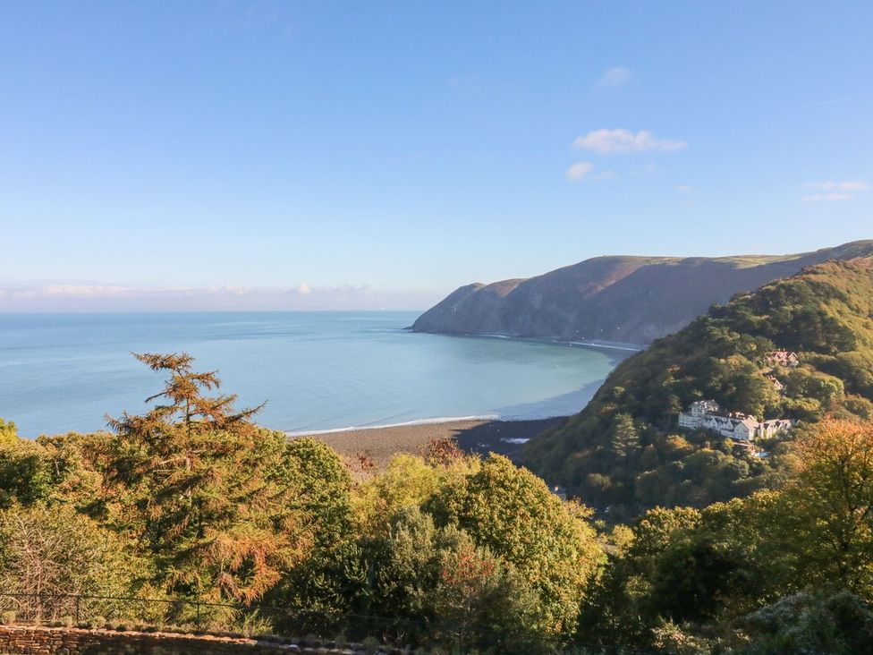 A view of the sea and cliffs at Baywatch (St. David's View) in Lynton
