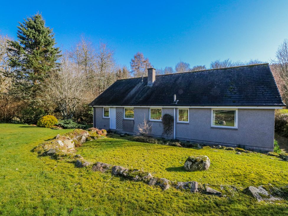 A house and garden at Grianach in Balnaguard near Strathtay