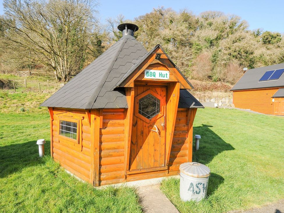 A BBQ hut in an outdoor area at Polzeath in St Breward