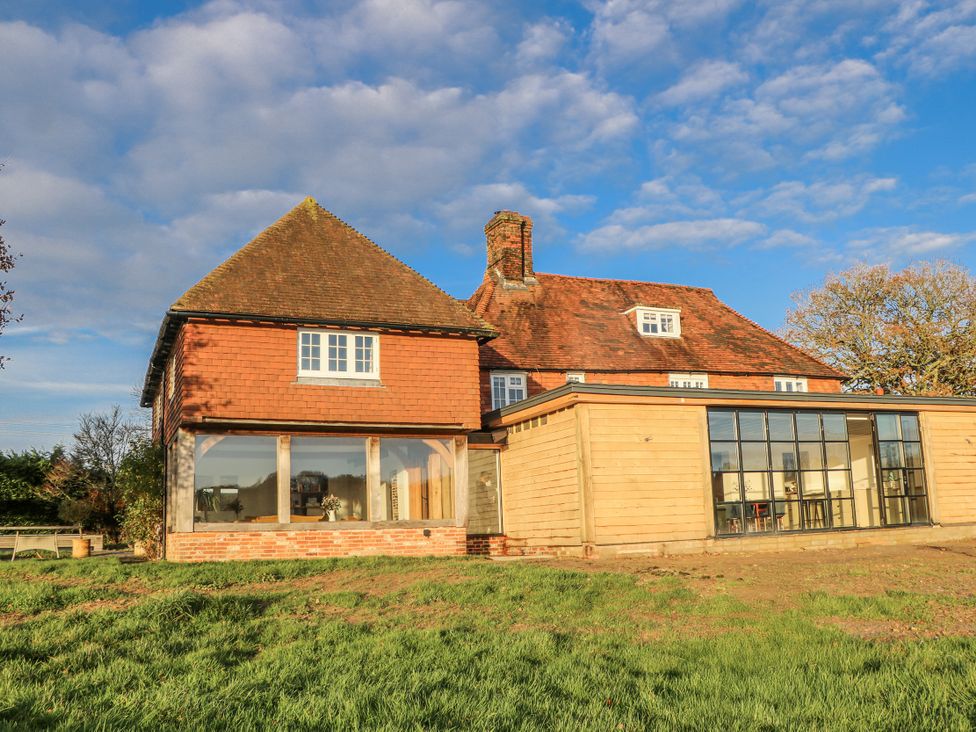 A house with a garden at the Farm house