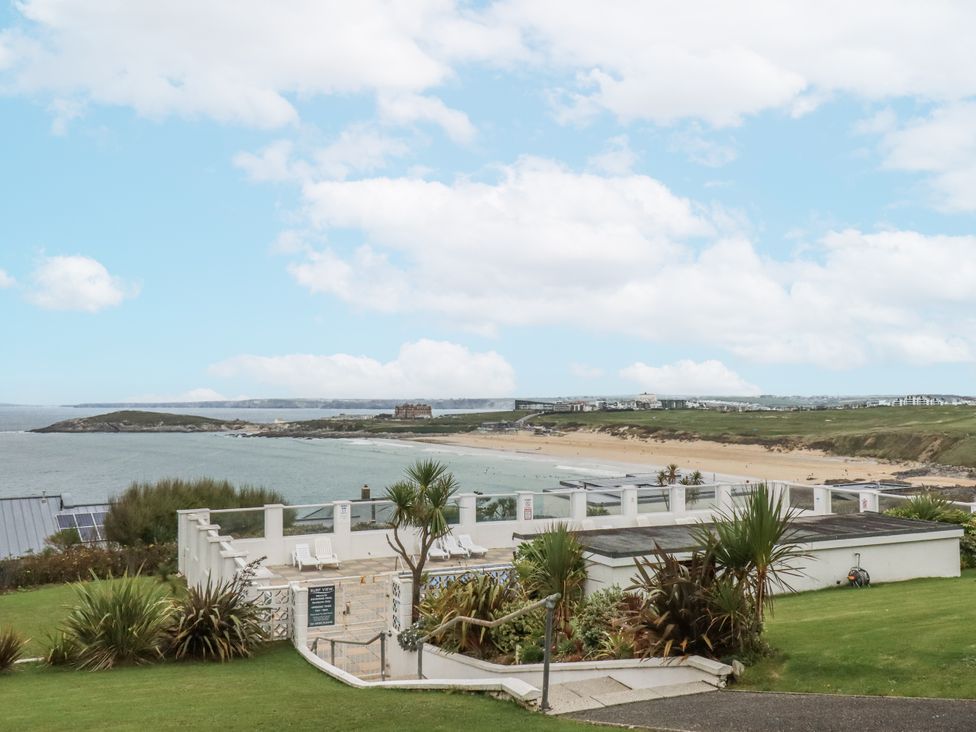 A view of the beach and sea at Surf View in Newquay