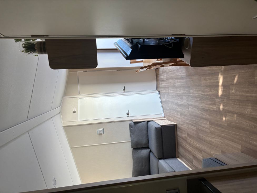 A living room with a sofa and television at 