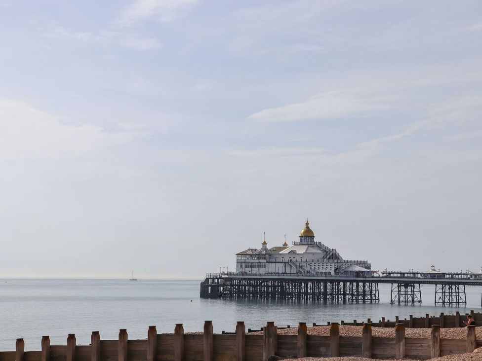 A pier over the sea at Pebbles in Eastbourne