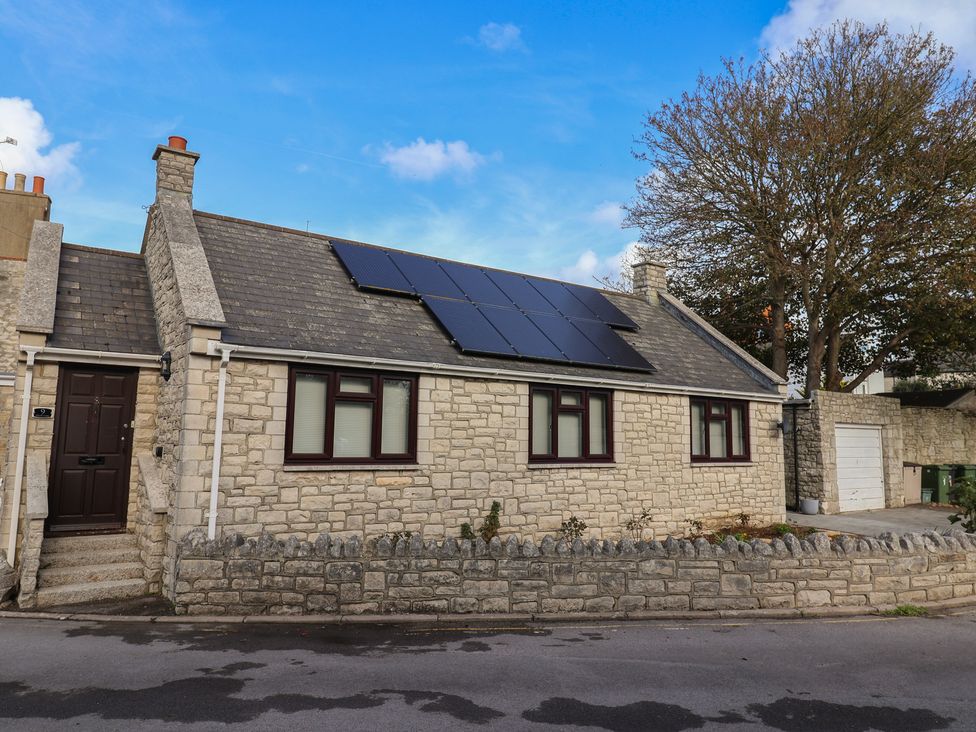 A house with solar panels located at Arum in Portland Bill
