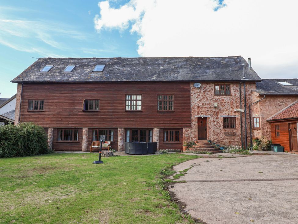 A house with patio and garden at Millbarn in Crowcombe
