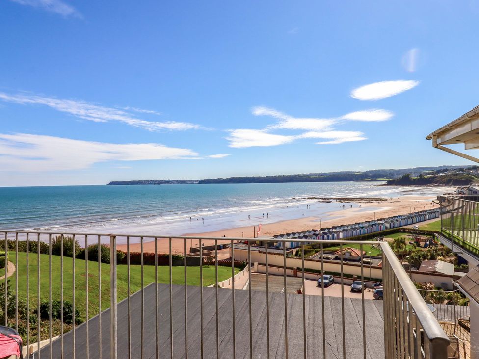 A beach view with ocean and sky at Beachside