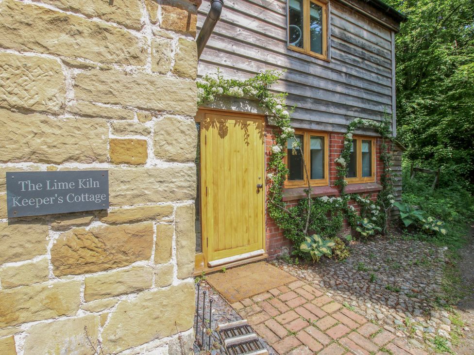 An outdoor view of The Lime Kiln Keeper's Cottage in Ellesmere