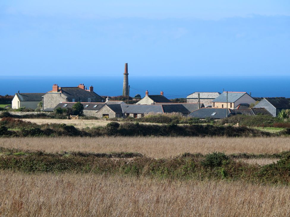 Houses with a chimney near the ocean at 12 Boswedden Terrace St Just