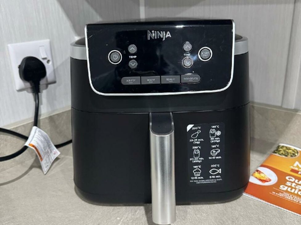an air fryer with digital controls on a countertop at Butlins Skegness - Holiday Accommodation 21028, Skegness