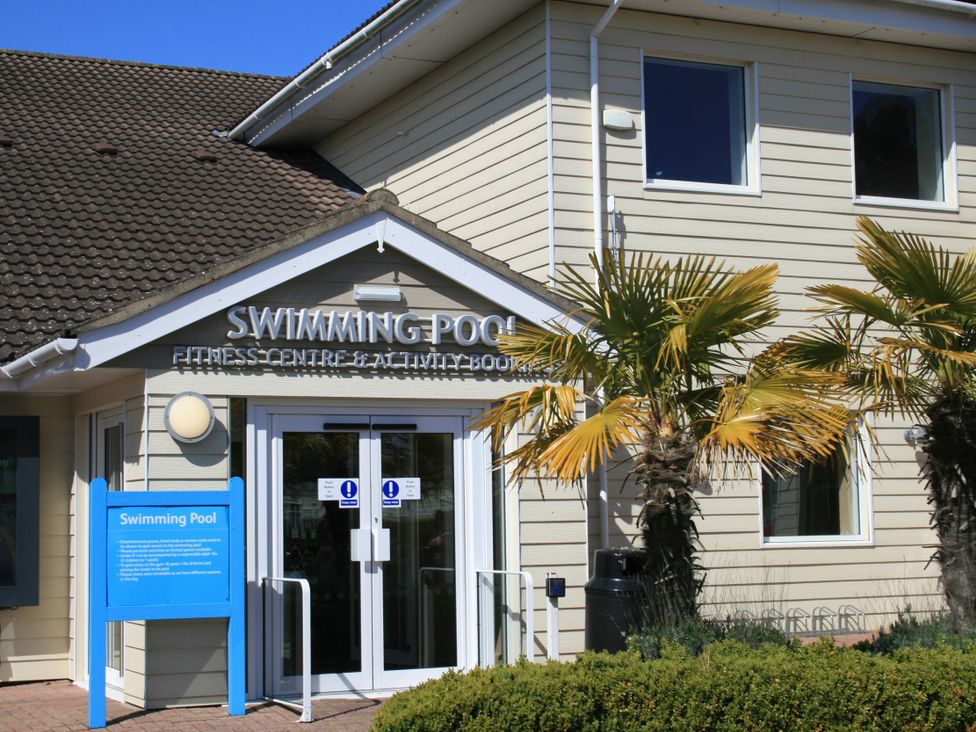 Entrance to a swimming pool and fitness center at Southview Holiday Park 7251, Skegness