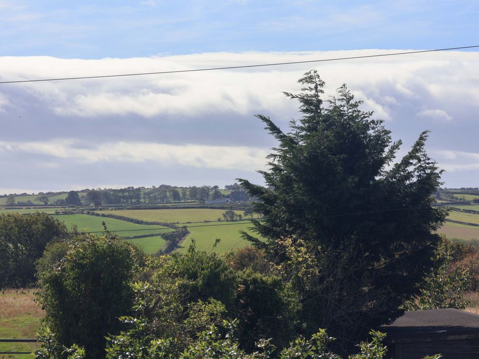 A landscape view of fields and trees at 22 The Lane Saltburn-by-the-Sea