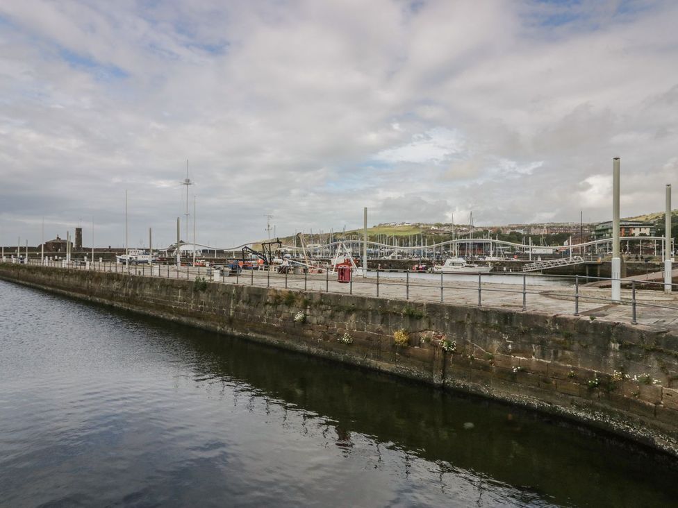 A marina with boats moored at 8 Corkickle Whitehaven