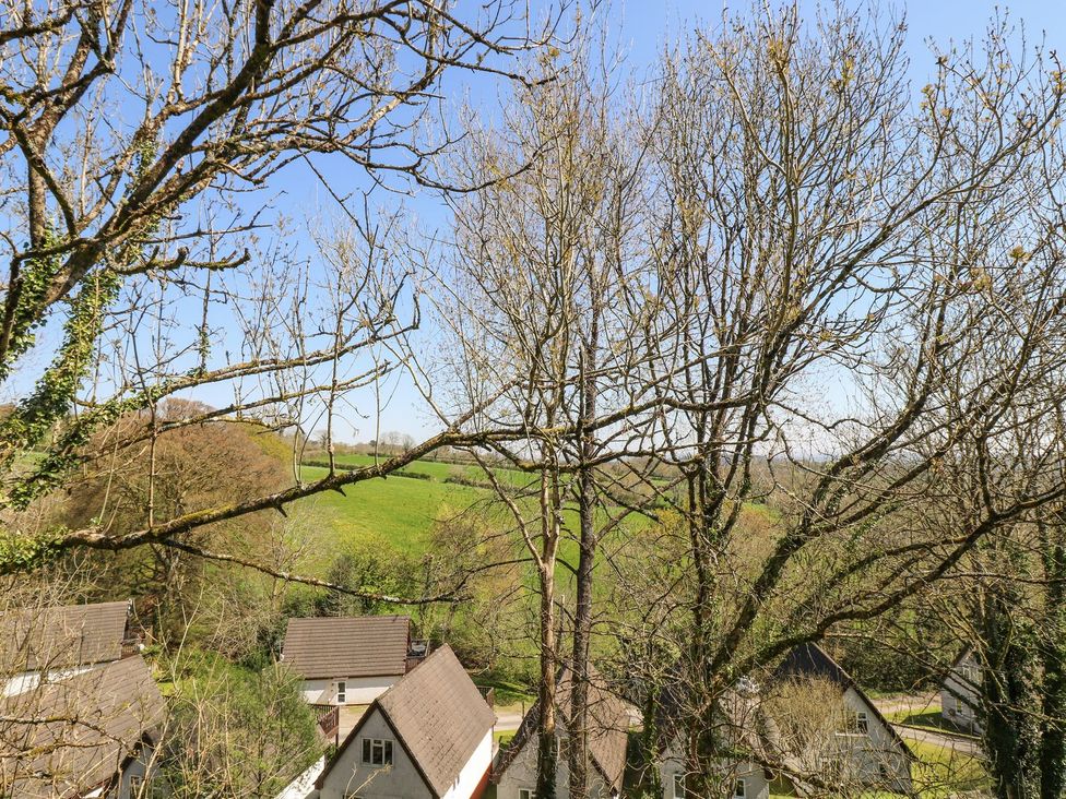 A view of trees and houses in a landscape at Valley Lodge 61 Callington