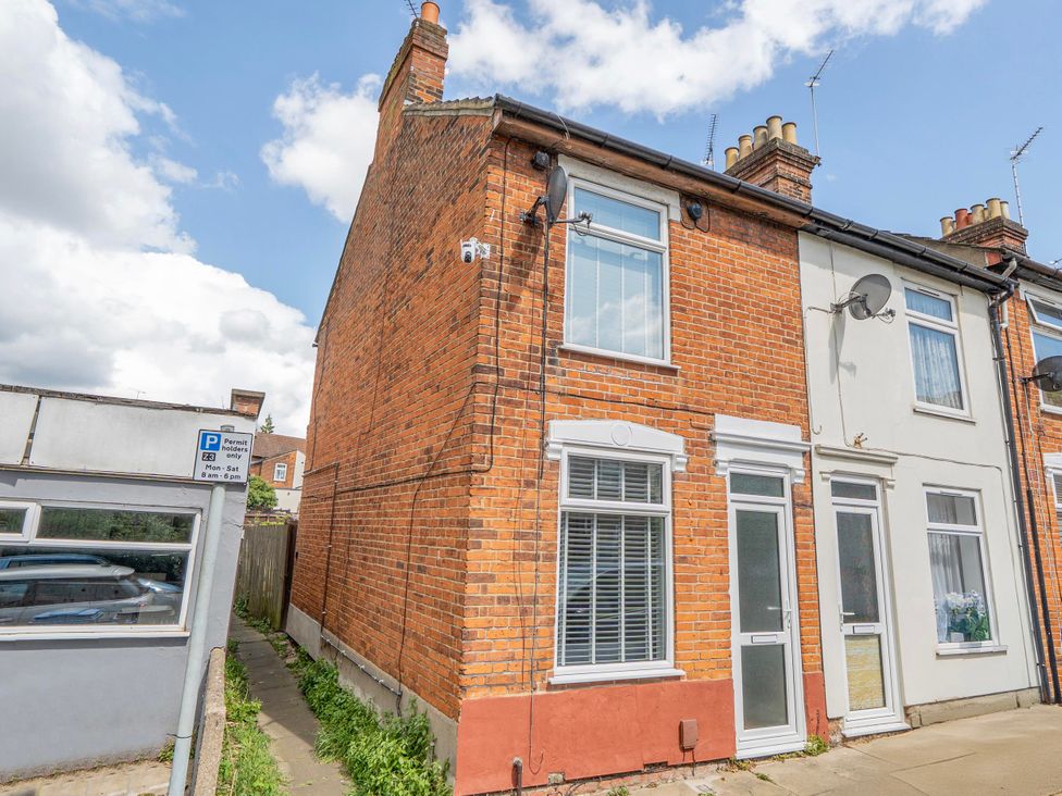 A brick exterior of a house with windows and doors at 140 Finchley Road Ipswich