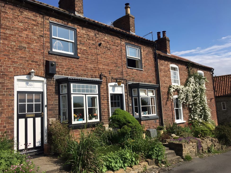 A house exterior with garden and front doors at 29 Front Street Market Rasen