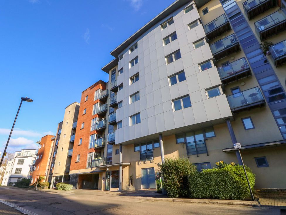 An apartment building with balconies at 53 Orchard Place