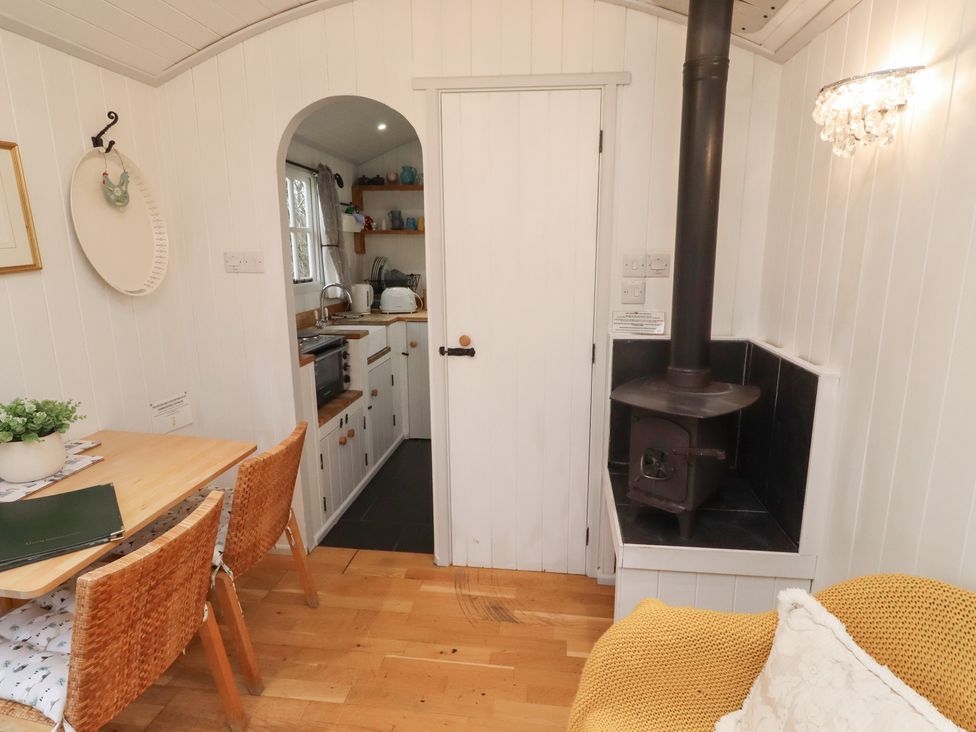 A kitchen with table and chairs at Meadows in Hexham