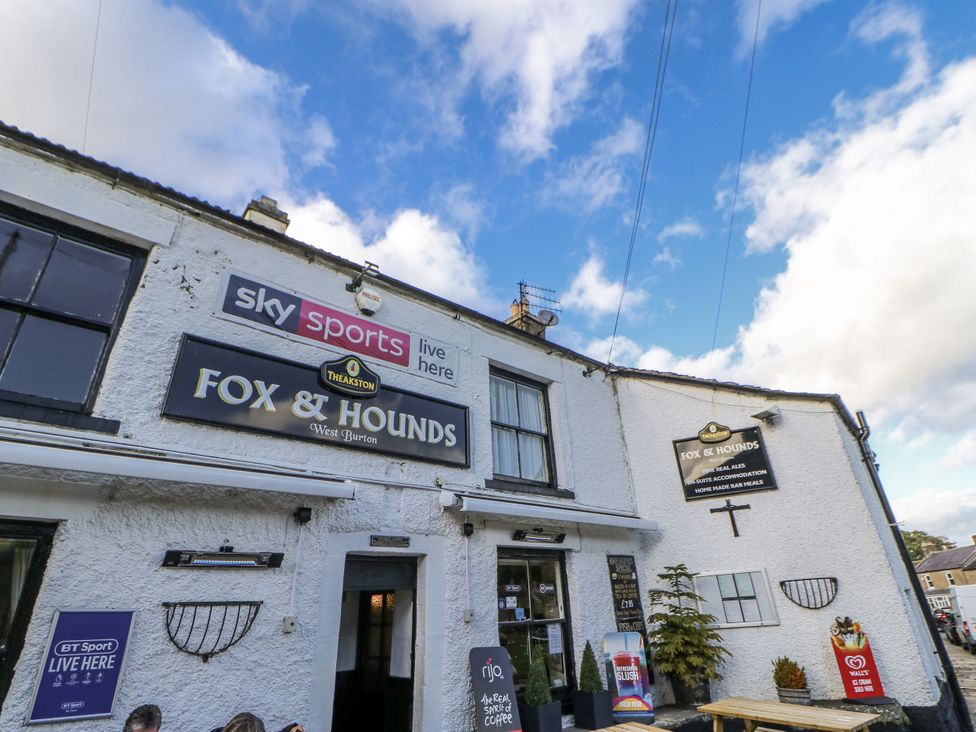 An exterior view of the Fox & Hounds pub in West Burton