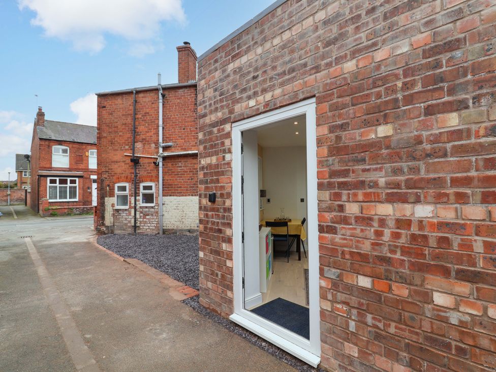 A room entrance showing a door to an interior space at Skylights in Hoole