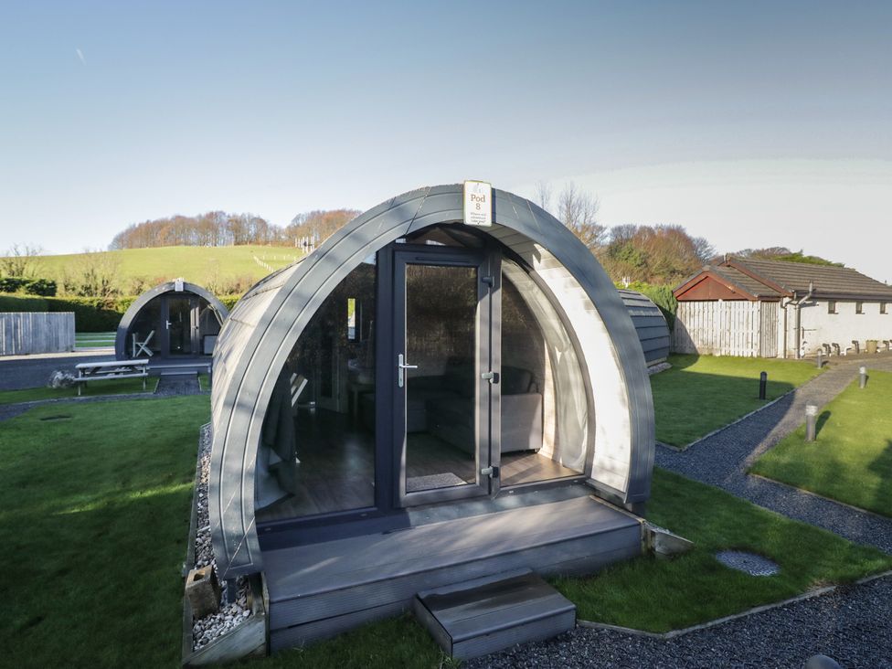 An outdoor pod structure at Pod 8 (No Pets) Tewitfield