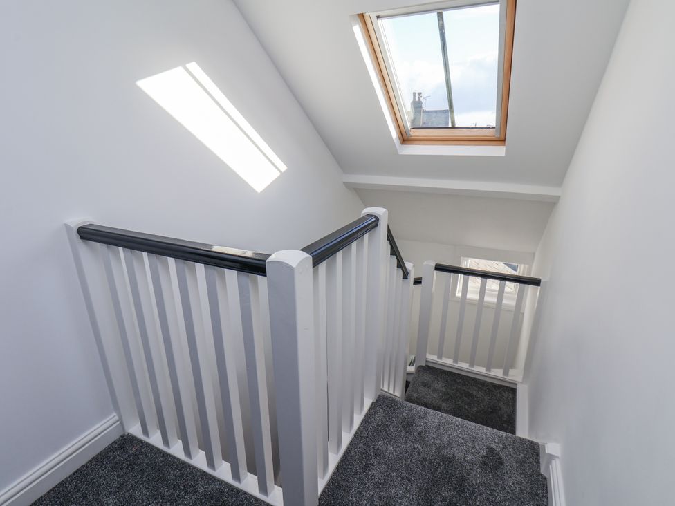 A staircase with a skylight at 2 bed in Scarborough