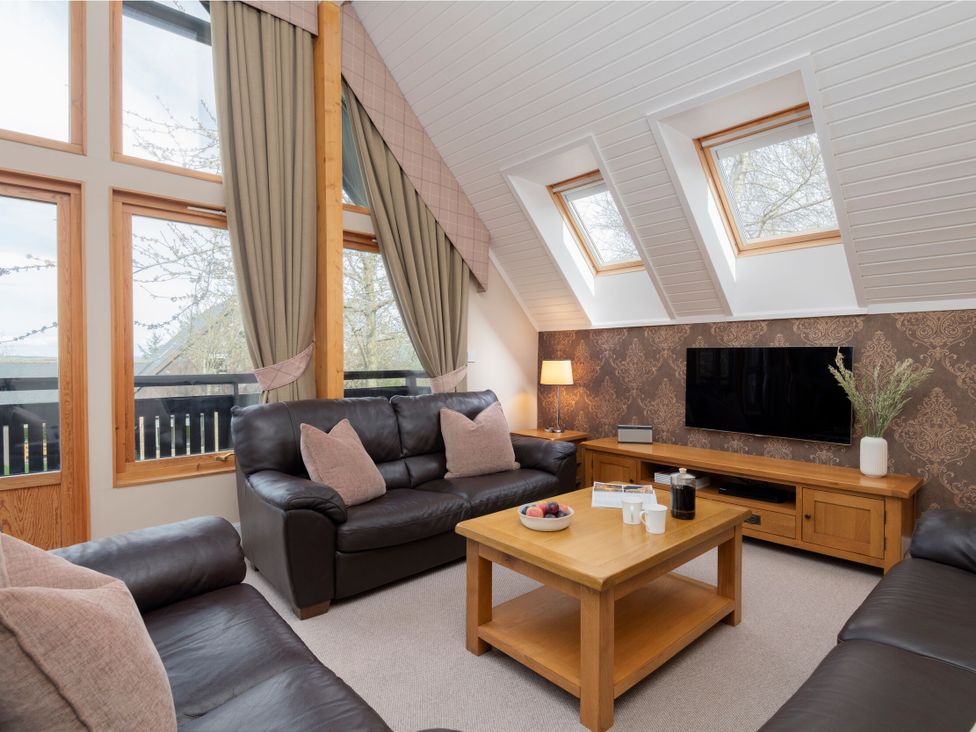 A living room with sofas and a coffee table at The Hexham (Pet) Slaley