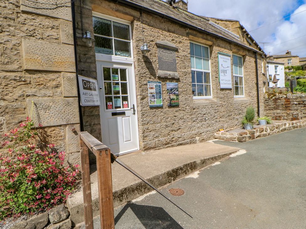 An art gallery and craft shop with open door at Wayside Farm Richmond