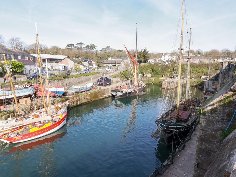 A view of boats in a harbor at 18 Pagoda Drive St. Austell